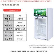 찜질방 음료수 냉장고 사우나 마트 소형 탕비실 주류, 샘플 캐비닛이 있습니다