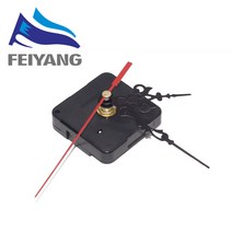 전문적이고 실용적인 석영 벽시계 운동 메커니즘 DIY 수리 도구 부품 키트 빨간 손 HQ3268 1 개 전자 부품 액세서리 소스