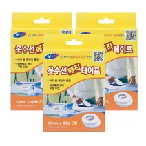 브이텍 옷수선 매직테이프 2p, 3개