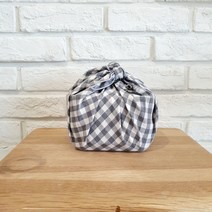 키친크로스 도시락 보자기, 그레이, 1개