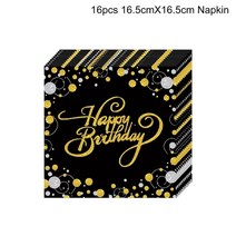 파티 생일 사진 부스 장식 블랙 골드 배경 배너 반짝이 배경 걸이식 깃발 30 40 50 번째, 9.공간