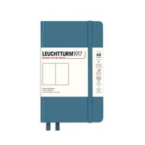 로이텀 하드커버 포켓(A6) 노트 스톤블루 POCKET STONE BLUE-LINE