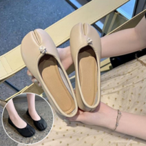 보드미 타비수제화 모던 스타일 타비 발가락 절개포인트 슬리퍼 블로퍼