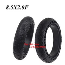 솔리드 타이어 8.5 인치 8 12x2 8.5X2 고무 샤오미 미지아 M365 듀얼트론 미니 전기 스쿠터 액세서리, [01] 85X20F