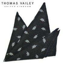 [THOMAS VAILEY] 토마스베일리 행커치프 - 부시 블랙