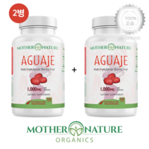 [2병기획] 마더 네이처 아구아헤 1000mg 120캡슐 효과 여성 식물성 에스트로겐 Aguaje, 1개, 기본