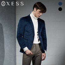 제스 (제스) 벨벳 슬림핏 자켓(X9IJA1135)