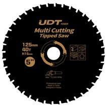 UDT 멀티쏘 팁쏘 특수용접 당가루 팁쇼 125x40Tx15