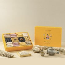 강릉은정한과 정성담은 선물세트 유과 명절세트 사천 전통수제 유과, 왕실색동1보자기, 1개, 1.5kg