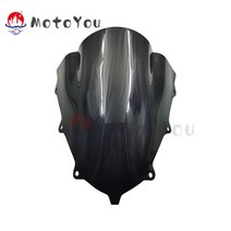 r125 r1250gs키트 r125-h 250w 스즈키 GSX-R125 용 더블 버블 윈드 투어링 스크린 GSX 150R - 실드, 02 Black