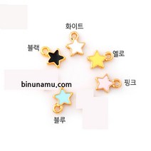 컬러 미니별 장식, 100개 10000원, 검정