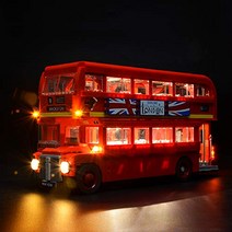 BRIKSMAX LED 라이트 킷 레고 크리에이터 런던 버스 │Creator Expert 10258 London Bus 전용 - 레고 세트는 포함되지 않습니다