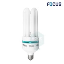포커스 삼파장전구 45W E26 장미전구, 주광색(흰색빛), 포커스삼파장EL45W