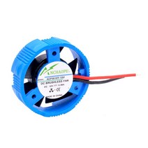 배기팬 환기팬 송풍기 부품 범용 직경 31mm 구멍 피치 자동차 및 오토바이 LED 램프 열 분산용 원형 냉각, 03 Blue 9-12V