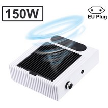 네일흡진기 제거 필터가있는 150w 네일 진공 청소기 매니큐어 공작 기계 강력한 파워 네일 집진기 조정 가능한 네일 추출기 팬, 화이트미