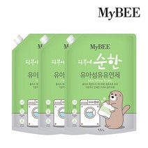 마이비 피부에순한 유아유연제 리필 1500ml 3팩, 없음