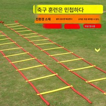 실력 축구 훈련줄 날렵사다리 격자점프 훈련 스피드사다리 스텝 훈련사다리, 3M6섹션두꺼운가방