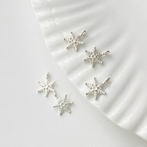 [DP3-109] 실버 펜던트 외고리 눈꽃 은 참 비즈 팔찌 목걸이 만들기 DIY silver 925 부자재