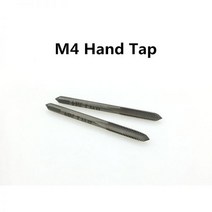 130389 5 핸드 탭 4 & 다이 머신 나선형 포인트 스트레이트 플루트 나사 스레드 메트릭 플러그 도구, M4, 0.7