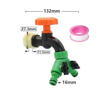 물탱크피팅 1/2 "3/4" 나사 수도꼭지 어댑터 S60 IBC 탱크 물 수족관 탭 교체 배수 피팅 정원 관, 09 I