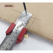 목공 스크라이빙 눈금 자 마킹게이지 선긋기 줄긋기, 300mm 강철 눈금자가 있는 리미터