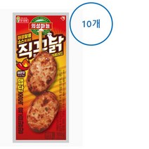 [한끼]의성마늘 직꾸닭 매콤레드 100gX10 방학 홈파티 간식 간편식 안주 밥반찬 전자레인지 조리 롯데햄 가을 식재료 1세트, 4세트