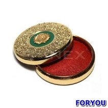 ForU694 매표 고급서화용인주 Φ 20mm 문구 사무 계약 잉크 나무 도장 스템프