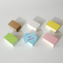 두꺼운 무지 종이 메모지, 200g 89X52mm 크라프트지 100P