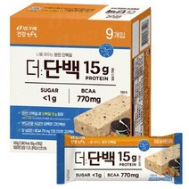 빙그레 tft 더단백 마일드바 아몬드쿠키 9p, 450g, 4개