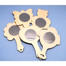 손거울만들기 나무손거울 만들기손거울 꾸미기손거울 공예손거울 유치원재료 손거울diy 미니손거울, 꽃모양