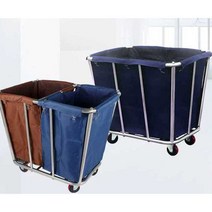 세탁물 카트 린넨 호텔 모텔 수건 의류 수거함 보관함, J
