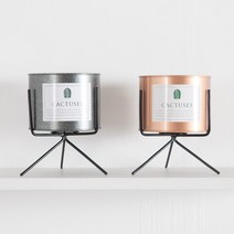 철재원형메탈캔화분 10x13cm 화병 화분 소품 FPOTFT, 그레이