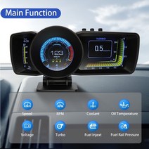 hud obd2 영어 버전 head up lcd display auto scanner 여행 컴퓨터 가속기 afr rpm 터보 브레이크 테스트 유니버설 자동차, 협력사