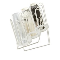 아이언 컵&리드 3단 디스펜서(화이트), 1개