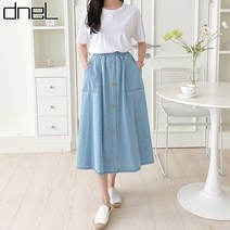 드넬 드넬 버튼데님스커트DWS21539A (P002063369)