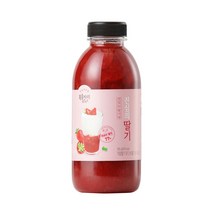 복음자리 진심의 딸기청 딸기라떼 과일청 1kg, 580g, 1개