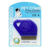 정품 강아지 도기프랜드 안면 빗 색상랜덤색 1박스 소 24개입, 1개
