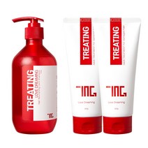 트리팅 프리미엄 극손상 케어 듀오 B 단백질 샴푸 500g+단백질 헤어팩 트리트먼트 400g (3종택1), 러브드리밍