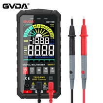 GVDA GD119B GD118B 멀티테스터 디지털 멀티 테스트기 digital multimeter 6000 counts true rms, gd118b-블루