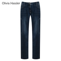 [올리비아하슬러] 워싱 포켓 포인트 데님팬츠