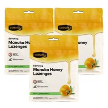 콤비타(Comvita) 콤비타 UMF10+ 마누카꿀 사탕+올리브잎 추출물 40개입 X 3개, 120개, 1세트