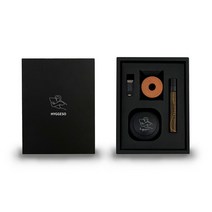 휘게소 차량방향제 송풍구거치형, 샤인머스켓, 블랙, 롱클립(5cm)