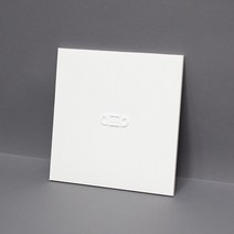 고정핀 케이크받침(사각 화이트 유광)3호 10개