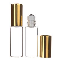 허브스프레이 유리병 롤온용기 향수공병 3ml 10ml 화장품공병, 투명병 골드캡 5ml, 1개