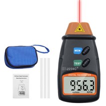 속도측정기 디지털 타코미터 2.5-99999RPM 레이저 회전 속도 측정기 헝겊 가방 모터 팬 세탁기 자동차, 01 Black