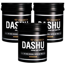 다슈 포 맨 프리미엄 오리지널 슈퍼 매트 헤어왁스, 100ml, 3개입