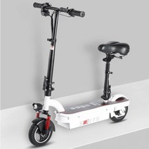 접이식 전동 킥보드 비연형 미니접이 초경량 성인 스쿠터, 22V, 펄화이트24v배터리2530km주행