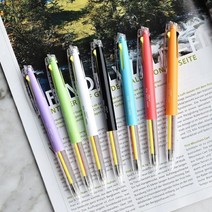 3way Topic Pen (블랙-형광핑크-형광옐로우 3색심) 형광펜 데코펜, pink