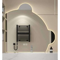 화장실 스마트 거울장 벽걸이 상부장 선반 조명 일체, 인체유도+3색무단디밍+더블터치전자디포깅80cm