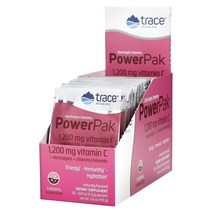 Trace Minerals ® Trace Minerals ® 전해질 스테미나 Power Pak 크랜베리 1 200mg 30팩 각 5.3g(0.19oz), 5개